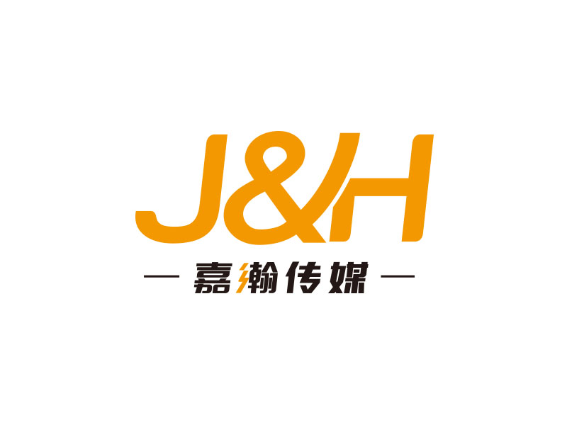 朱紅娟的J&H Media 嘉瀚傳媒logo設(shè)計(jì)