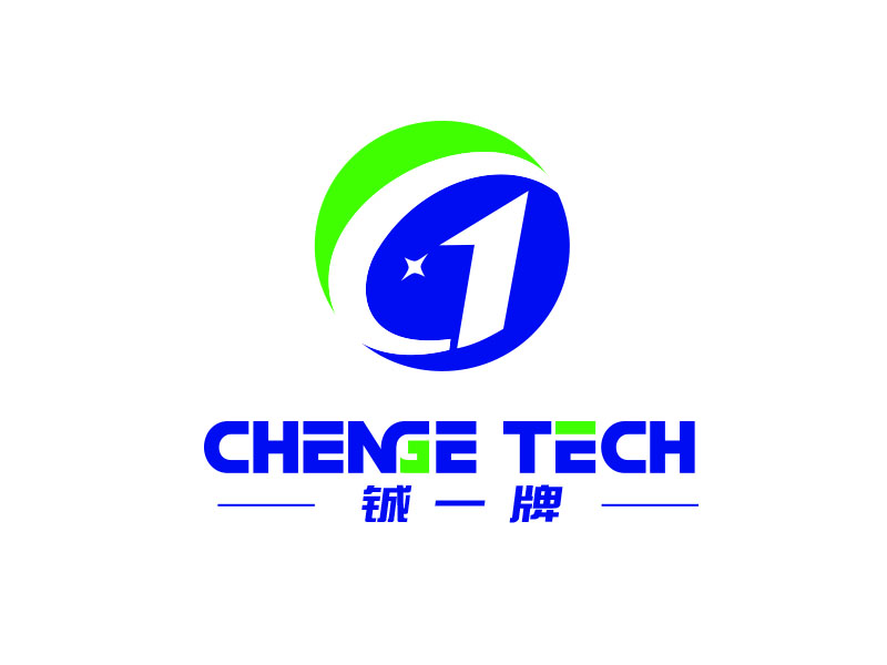 朱紅娟的chengE tech   鋮一牌logo設(shè)計