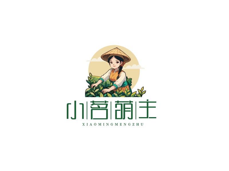 趙靜的小茗萌主logo設(shè)計