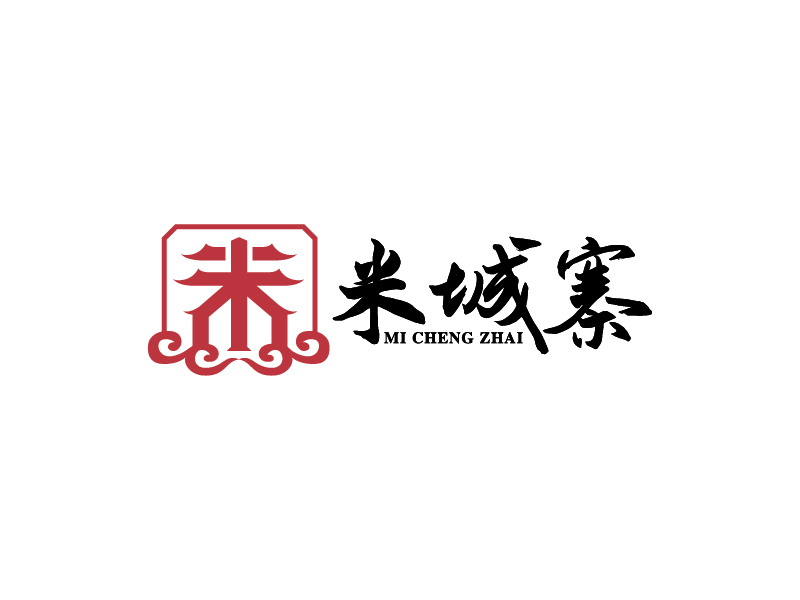 楊忠的米城寨logo設(shè)計